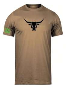 Men T-Shirts - 鏽棕色 - 查看 1