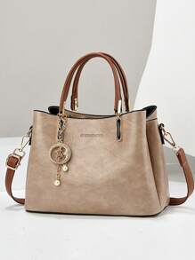 Sac à main pour femme haut de gamme et à la mode, sac de luxe polyvalent et simple pour dames - Kaki - Voir 1