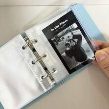 Librito recopilador de vendas de 3 pulgadas, Organizador de anillo de carpeta, Cuaderno con 20 mangas de doble cara. - Multicolor - Ver 4