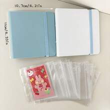 Librito recopilador de vendas de 3 pulgadas, Organizador de anillo de carpeta, Cuaderno con 20 mangas de doble cara. - Multicolor - Ver 2