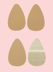 1pair Invisible Breast Lift Tape, Silicone Self-Adhesive Push Up Nipple Covers