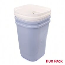 Torosqui Bote de basura Con Tapa Balancín Chico 1 pieza | 1 basureros de 11 litros - Azul - Ver 2