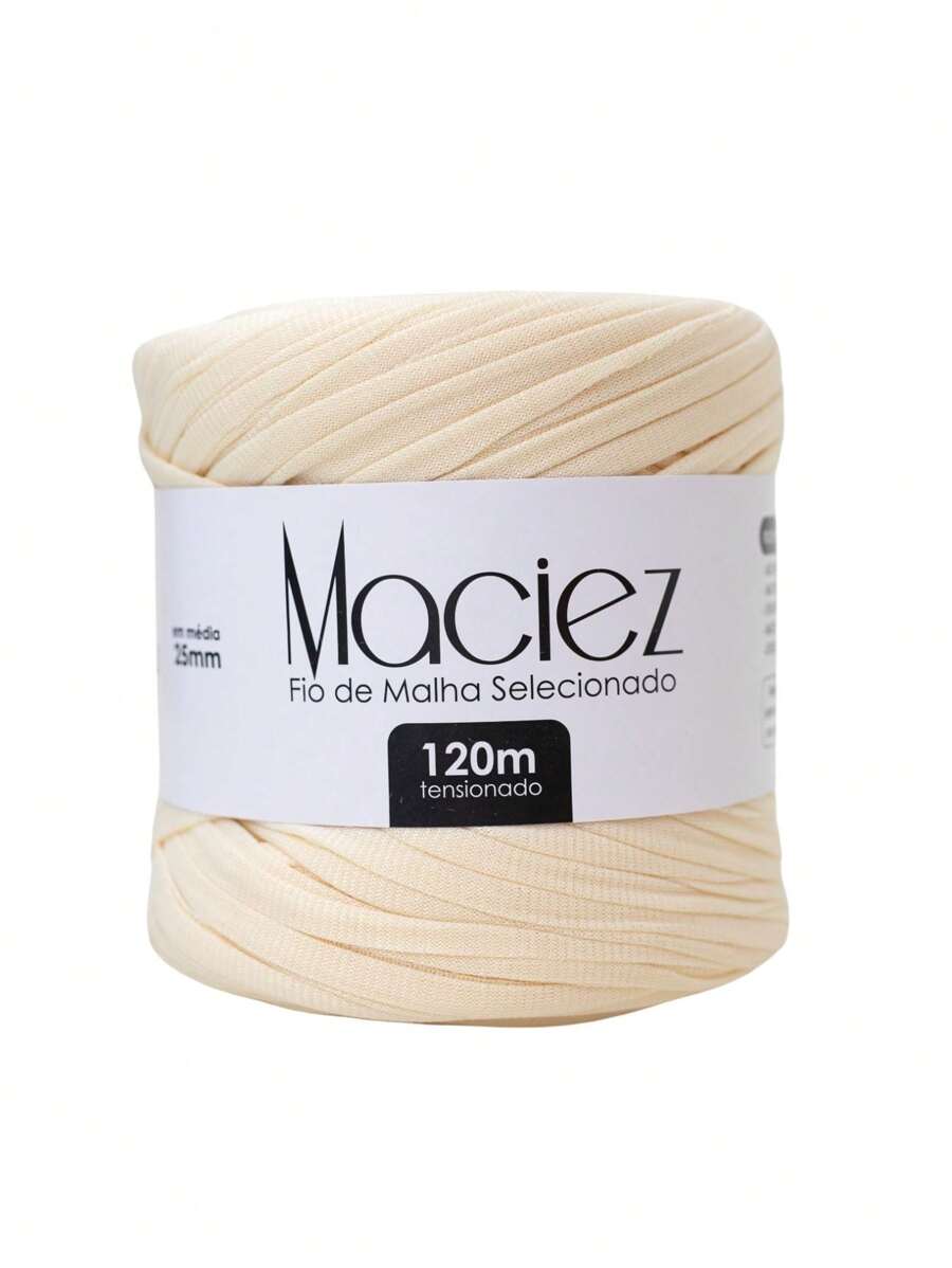 Fio De Malha Premium Maciez 25mm - 120 Metros Diversas Cores - Cartela 1 - 10 MANTEIGA - Visão 1