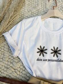 Women T-Shirts - 白色 - 查看 2