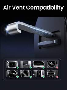 UGREEN Car Air Vent Magnetic Mount Compatible With Iphone 16 15 14 13 Pro Max Galaxy S23/24/25 Ultra