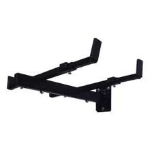 Brasforma SBR3.4 Black Wall Mount Microwave And Electric Oven Support - màu đen - Xem 1