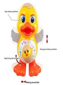 音樂唱歌、搖擺、行走功能的音樂跳舞鴨玩具，適合兒童 - 黃色 - 查看 5