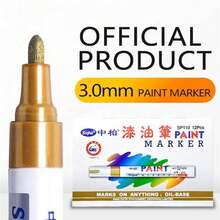 Bút sơn Zhongbai Chữ ký Bút vàng Bạc Sử dụng giảng dạy văn phòng - Màu be - Xem 3