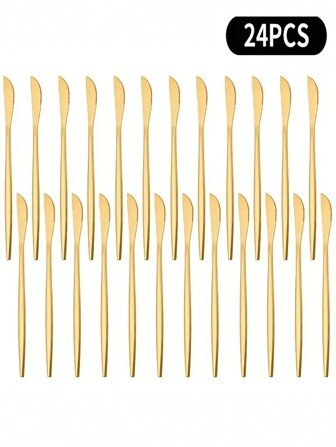 6/12/24 件不锈钢牛排刀，适用于家庭厨房、餐厅、派对和婚礼、厨房、圣诞礼物