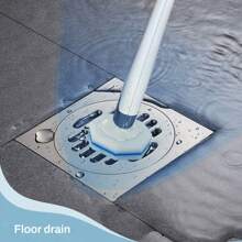 10/100 Số lần nạp lại bàn chải nhà vệ sinh nâng cấp hình bát giác dùng một lần, được sử dụng để làm sạch nhà vệ sinh, chất tẩy rửa nhà vệ sinh, chà bong bóng, nạp lại giấy vệ sinh, miếng làm sạch nhà vệ sinh - Xanh và trắng - Xem 5