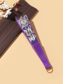 Breezier Elegant Vintage Flower Chinese Style Folding Fan