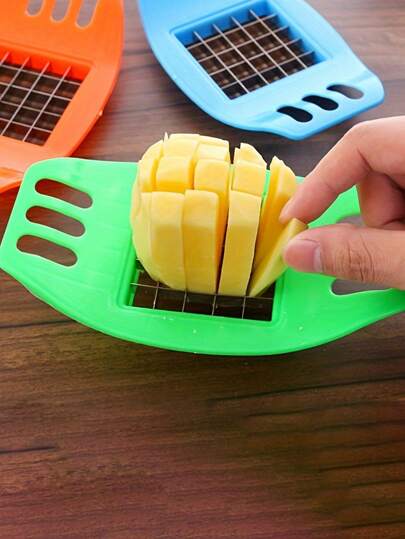 1/2pcs Kitchen Multi-Functional Vegetable Cutter, Home Potato Fries Chip Slicer