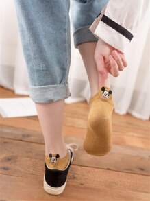 10 pares de calcetines femeninos "Avatars" japoneses, de diez colores lindos, que levantan las orejas, antideslizantes y amigables con la piel, cómodos, absorben el sudor, respirables y resistentes al olor