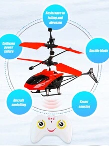 Christmas Decoration 1pc Remote Control Helicopter Flying Toys, 2.5 Channel High Low Flight Suspension Induction Helicopter, Mini RC Helicopter Rechargeable Light Suspended Helicopter,Back To School