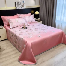 3入組床墊保護套裝（1*床單+2*枕套，不含床墊芯）-防塵、防滑、透氣和多功能-理想適用於酒店、客房和宿舍-可機洗-全年保護您的床墊。 - 彩色 - 查看 6