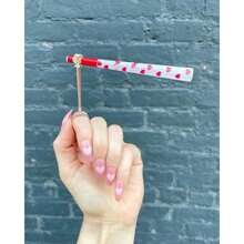 JBNG ANILLO PORTA ROSAS para cigarrillos o porros - rosa de oro rosa - Ver 3