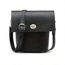 Mini Bucket Bag Crossbody Unique Shape Small Shoulder Purse - 黑色 - 查看 1