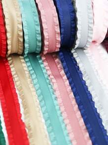 (5 Yards/Roll) 2.2cm Skirt Edge Satin Ribbon, Gift Wrapping, Cake Baking Packaging, Floral Wrapping, Wedding Decoration, DIY Crafts, Headwear, Brooch, Garment Accessories,Christmas Valentine Day