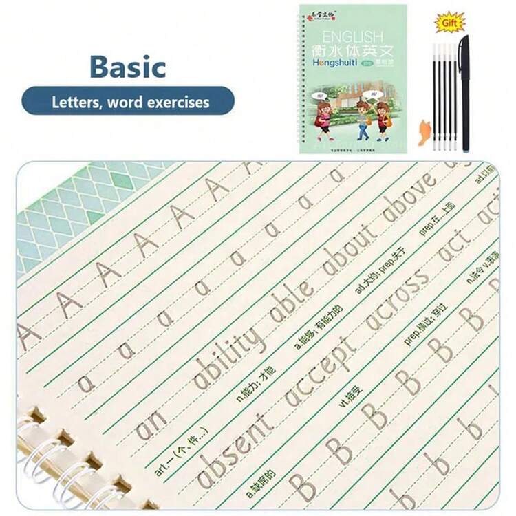 Sách thực hành viết rãnh tiếng Anh cơ bản Thích hợp cho sinh viên đại học trưởng thành luyện viết ngoại ngữ - Màu be - Xem 8