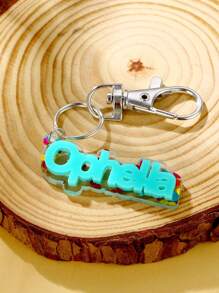 Customized 3D Name Acrylic Keychain, Personalized Backpack Luggage Tag Keychain, Colorful Alphabet Handmade Keychain, Fashionable Hanging Wedding Jewelry, Anti-Lost Keychain For Car Keyring, Suitable As Anniversary Gift For Boyfriend Or Husband Sequins Stylish, Colorful, Fall Fashion, 2000s Fashion, Y2k, Cuties Custom, Personalized For Anniversaries, For Birthdays, For Graduation, For Prom, For Party