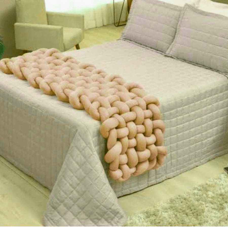 Peseira de malha Luxo Para Sua Cama
