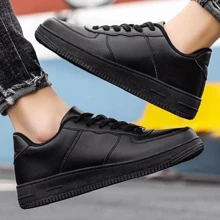 Men Sneakers - Đen và bạc - Xem 4