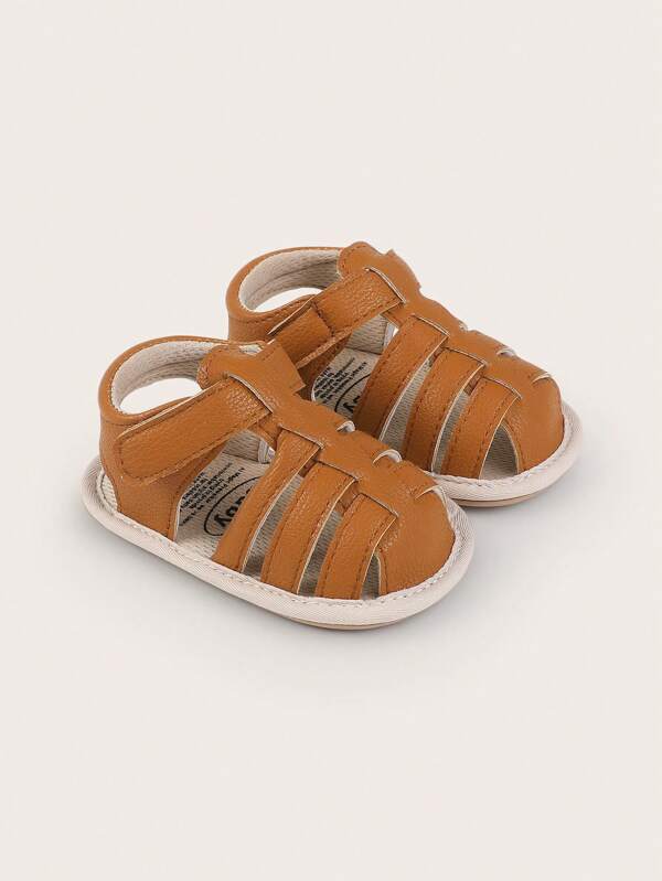Zachte bodem baby sandalen, antislip ademende eerste stappers voor 0-1 jaar oud, zomer, anti-kick-off, unisex baby schoenen