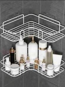 Corner Shelves - White - View 1