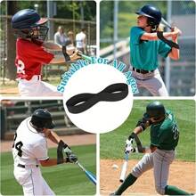 Baseball Swing Training Aid, Elastic Golf Ball Hitting Strap, Improves Your Swing Ability, Ideal For Ball Hitting Practice And Training, Random Style Delivery - Black - View 1