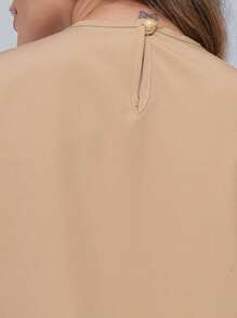 Women Blouses - Màu Khaki - Xem 4