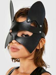 Sexy Catwoman Masks Fox Mask For Women Party Clothing Cosplay Accessories - Schwarz - Übersicht 3