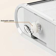 1入組抽屜式PET冰箱儲存盒托盤，多層堆疊式側門滾動式蛋盒 - 彩色 - 查看 7