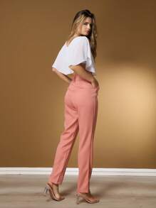 Women Pants - Rosa vieja - Ver 5
