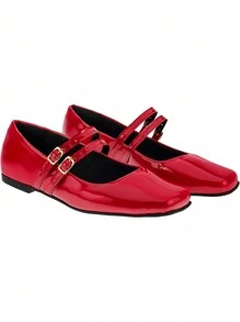 Loris Shoes Oficial Women Flats - Red - View 5