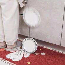 1 Stück Kleeblatt und Farbblock-Spleiß-Küchenboden-Matte aus Silikon, Puffermüdigkeit, Wasserabsorption, rutschfeste Trockenheit, geeignet für Küche/Esszimmer/Wäsche/Badezimmer/Zugang/Tür usw. Raumdekoration