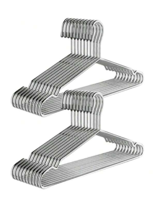 Ganchos Para Ropa Perchas de Metal Que Ahorra Espacio Perchas Ropa Para Estándar De Adultos Resistente Y Duradera Para Camisas Pantalones Vestido Y Abrigos, Percha Metálico Acero Inoxidable Ganchos Para Ropa, Percha Para Adulto,
