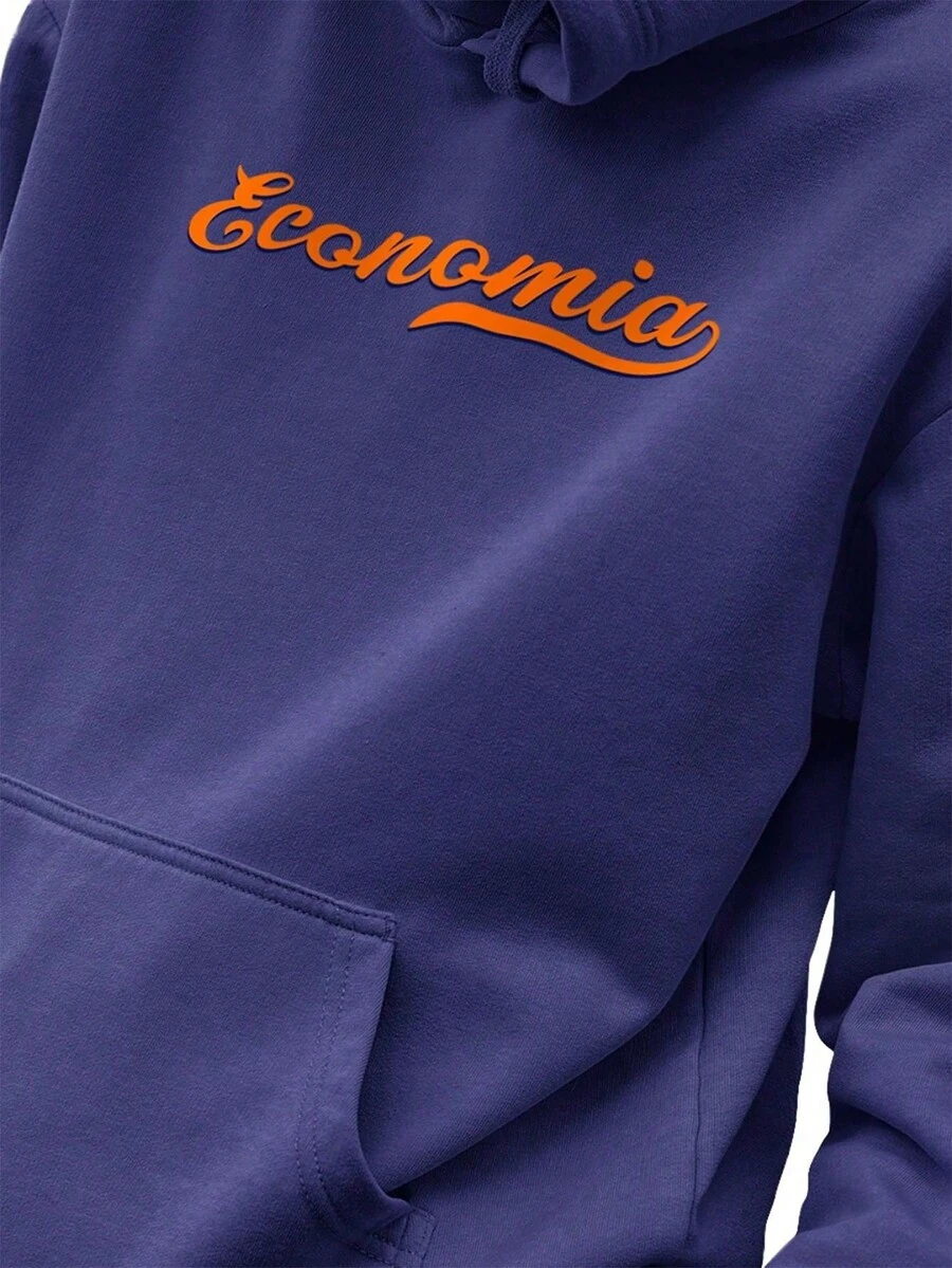 Men Hoodies - Màu xanh hải quân - Xem 1