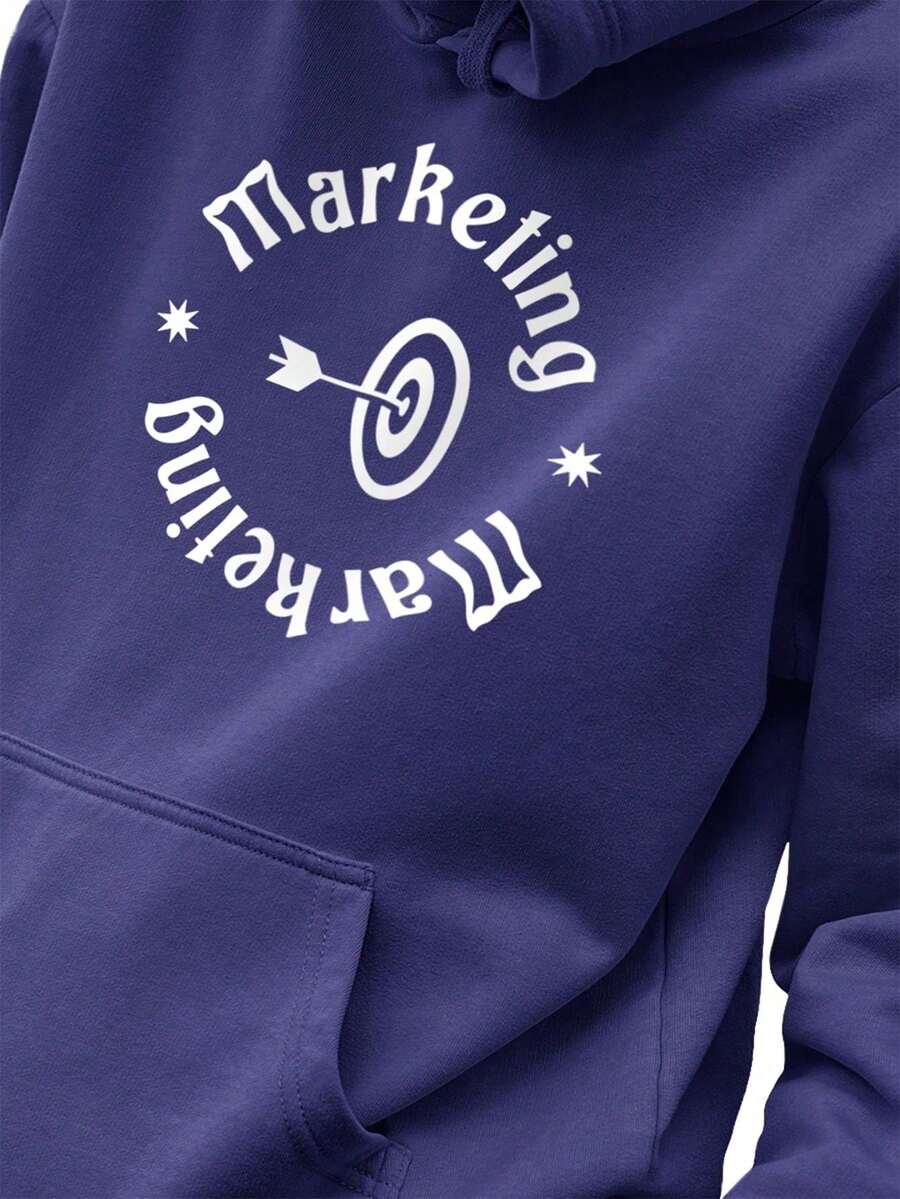 Men Hoodies - 藏蓝色 - 查看 1