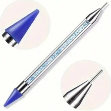 1/4 件套钻石绘画工具，自粘笔，双头无胶设计，带钻石配件，适用于 5D DIY 绘画工艺、十字绣 - 彩色 - 查看 6