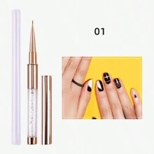 1個美甲刷，玫瑰金配鑽美甲刷，多種風格可供選擇 - 金色 - 查看 15