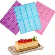 Restaurant Chef Cake Mold Rectangular Chocolate Silicone Tableware Mold Soap Baking Mold Bar Wine Glass Ice Mold DIY Kitchen Tool Decoration Mold