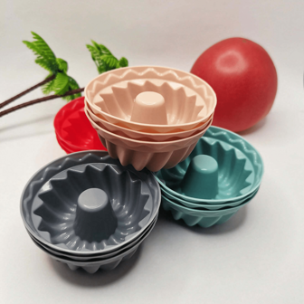 12pcs Silicone Cake Pans, Non-Stick Mousses Pastry Home Professional Baking Mold For Mousses, Ice Cream, Chocolates, Chiffon, Jello, Pies, Desserts Kitchen Appliances Accessories Gadgets Tools Christmas Kitchen Stuff Cooking Christmas