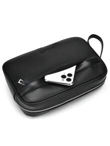 Túi cầm tay phong bì màu trơn mới dành cho nam, đựng vừa điện thoại và tài liệu, túi xách nhiều ngăn để đi làm hàng ngày cho bố, sinh viên năm nhất, đựng sách, ký túc xá đa chức năng, quà tặng di động cho trường đại học, quà tặng Giáng sinh, mùa thu, túi Scream cho nam, ví nam, túi xách tay, quà tặng vui nhộn, ví đựng tiền xu, du lịch, ngày lễ, lễ tạ ơn, túi đeo hông, túi da, túi Hobo, ví ngày lễ tình nhân, túi đen cổ điển, đồ dùng thiết yếu khi đi du lịch, đồ dùng thiết yếu cho ngày lễ, nhãn dán, quà tặng ngày lễ tình nhân, mùa đông, trở lại trường, cuộc sống thể thao, cổ điển - màu đen - Xem 8