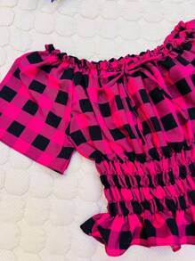 Women Blouses - Màu Hồng Tươi - Xem 3