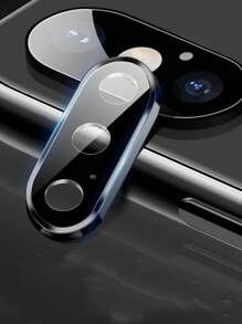 Mobile Phone Camera Scratch Resistant Metal Alloy Full Cover Lens Protective Film, Compatible With Apple IPhone X/IPhone XS/IPhone XS Max - Gold - View 4