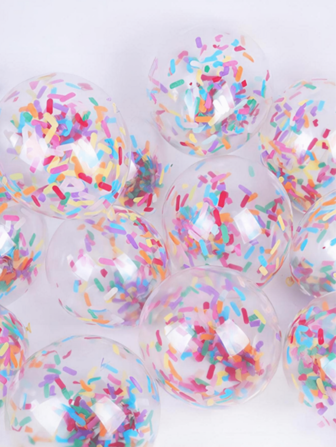 12-Inch Ice Cream Confetti Balloons For Party Decoration,Birthday Room Decoration And Entertainment,Birthday 14,Ice Cream Party Supplies,Alien Party,Alien,Birthday Decorations,Party Supplies,Rainbow,Cat Party Decor,Letter Balloons