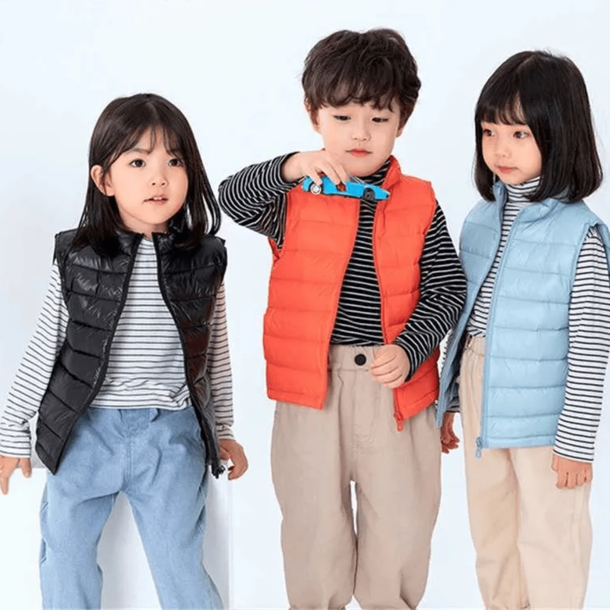 Kid's Raincoat - Black - View 1