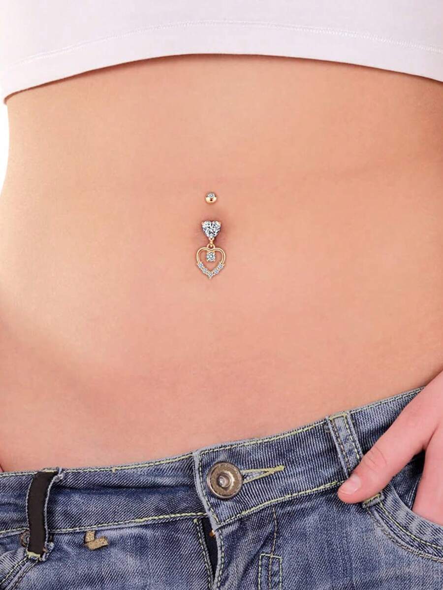 12PCS Belly Button Ring Piercing Kit,Belly Button Piercing Kit