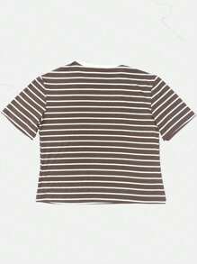 K&K FASHION Women T-Shirts - Marrón oscuro - Ver 7