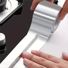 1pc Thickened Aluminum Foil Tape With High Viscosity And Temperature Resistance, Kitchen Oil-Proof Tape For Leakage Repair And Seam Sealing Of Kitchen Pipeline And Iron Pot